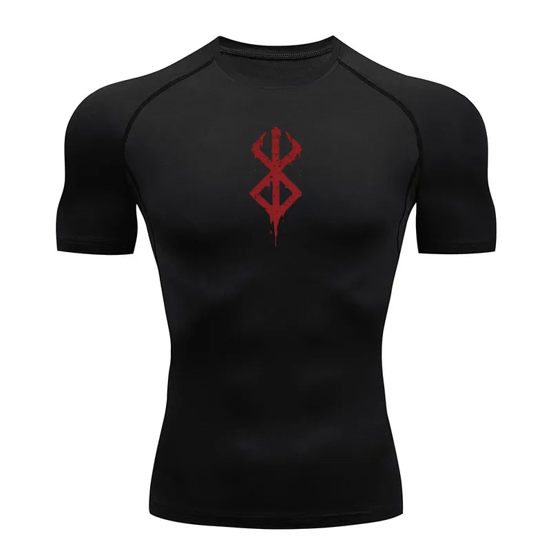 Fitgalaxie Berserk kompressionsshirt