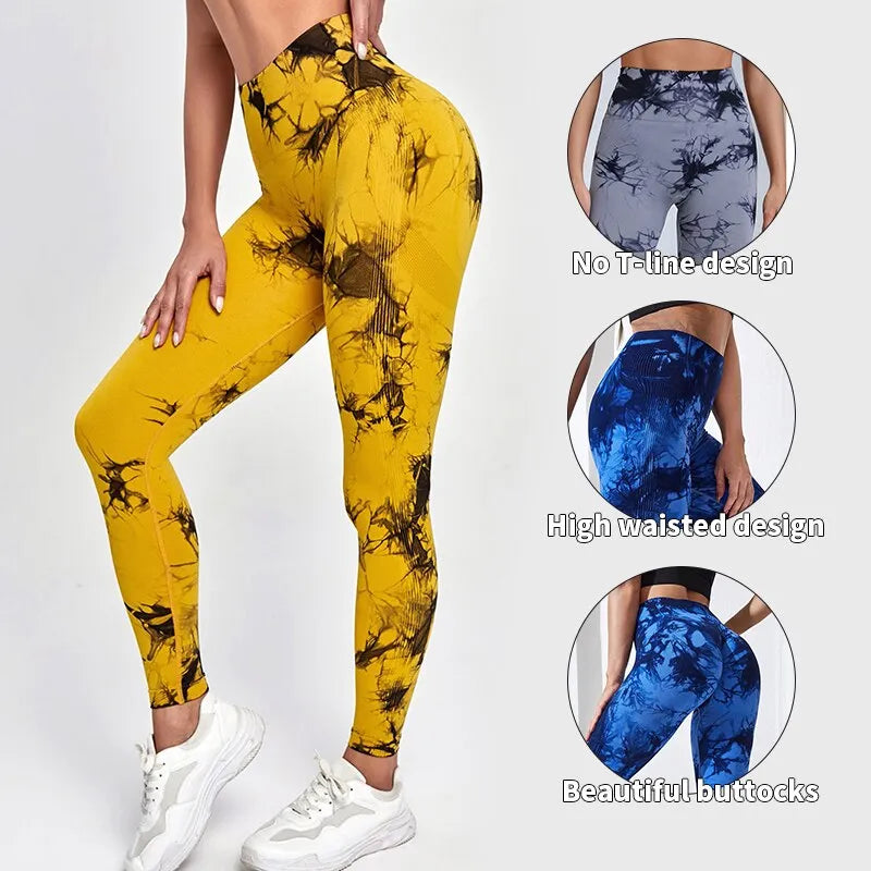 Fitgalaxie Dye Leggings