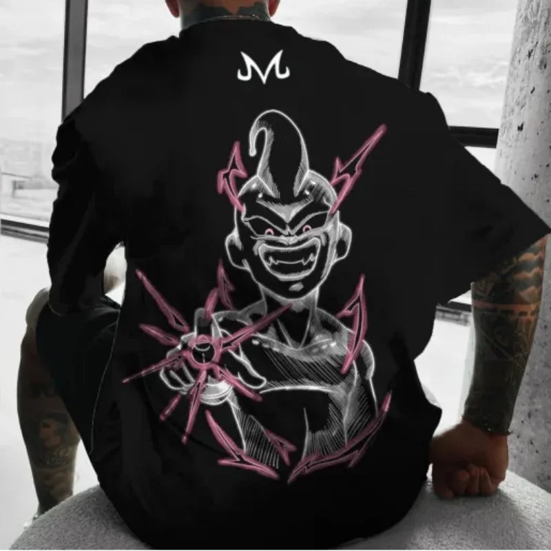 Fitgalaxie Majin Boo Gym T-shirt
